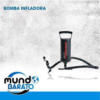 muebles y colchones - Inflador Manual Intex Doble Presión Velocidad 3 Boquillas bomba colchon piscina