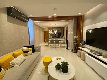 apartamentos - Apartamento amueblado con terraza en Bella Vista de 3 habitaciones