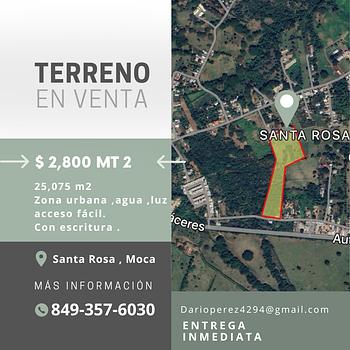 solares y terrenos - solar en venta , con excelente plusvalía,para invertir o construir.
