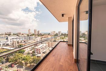 apartamentos - ALQUILER DE APARTAMENTO CON LINEA BLANCA EN BELLA VISTA.