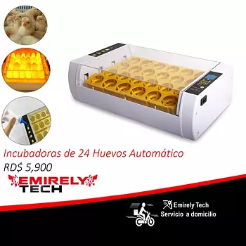 equipos profesionales - Incubadoras de 24 huevos automatico Pollo Pato Aves de corral