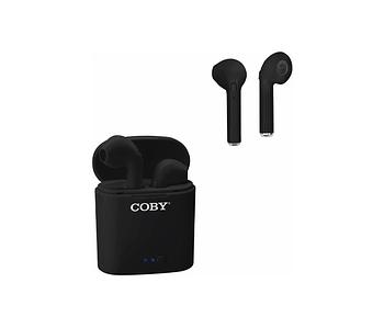 accesorios para electronica - AUDIFONO CON MICROFONO COBY EARPODS BLUETOOTH, NEGRO