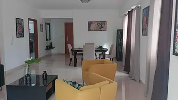 apartamentos - Apartamento en Alquiler Paraiso Amueblado de Tres Habitaciones