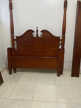 muebles y colchones - Juego de Habitación FULL 54’ de Caoba