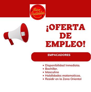 empleos disponibles - Empacador