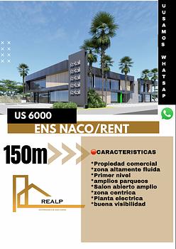 oficinas y locales comerciales - Local céntrico en Naco