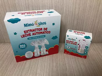 cuidado y nutricion - Extractor de leche doble nuevo con funda de leche incluida