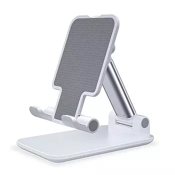 accesorios para electronica - Soporte de teléfono de metal ajustable y plegable para escritorio