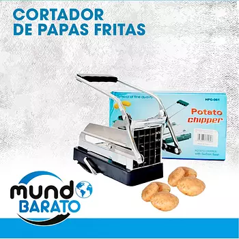 cocina - Maquina Cortadora De Papas Fritas Y Vegetales. Pela papas HIERRO FUERTE DURADERO