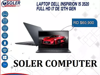 computadoras y laptops - Laptop Dell Inspiron 15 3520 Full HD Procesador 