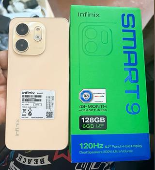 celulares y tabletas - Infinix Smart 9 128gb 6gb ram Dual Sim 1M Garantia