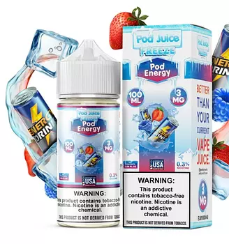 hobby y coleccion - Pod Juice Pod Energy Freeze 100mL LIQUIDO VAPE VAPER