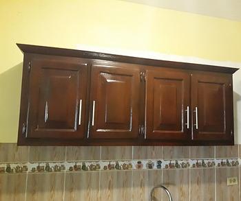 muebles y colchones - Gabinete en madera de cuatro puertas 