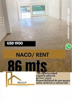oficinas y locales comerciales - Local en Naco 