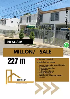 casas - Casa en venta fines comerciales o residencial
