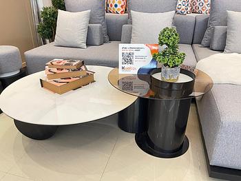 decoración y accesorios - mueble L moderno diseñado en gris 