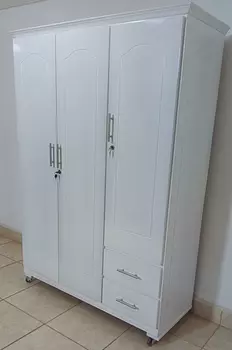 muebles y colchones - Armario blanco moderno 