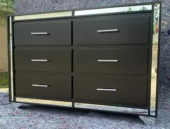 muebles y colchones - Gavetero en color negro 