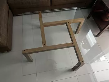 muebles y colchones - aluminios/cristal 