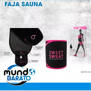 deportes - Faja adelgazante Sweet Sweat para cintura unisex ejercicio sauna caliente sudor