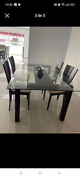 muebles y colchones - Comedor de ilumel, cristal biselado