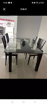 muebles y colchones - Comedor de ilumel, cristal biselado