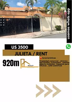 casas - Propiedad comercial en la Julieta 