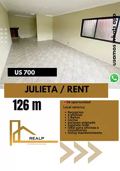 oficinas y locales comerciales - Local céntrico en la Julieta