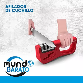 electrodomesticos - Afilador de cuchillos de cocina, incluye ranura para afilar tijeras. Esmeril 