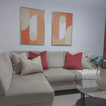 muebles y colchones - Sofá en forma de L 