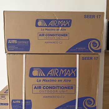 accesorios para electronica - Aire Acondicionado 110V Air Max 12BTU Eficiencia 17 WiFi Inverter