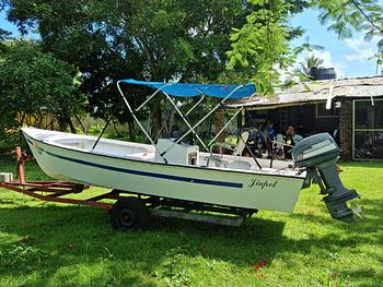 botes - Bote Fibra de Vidrio 19 Pies Motor Yamaha 40 