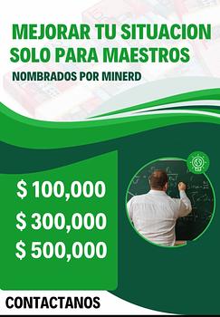 servicios profesionales - Facilidades para maestros nombrados por MINERD