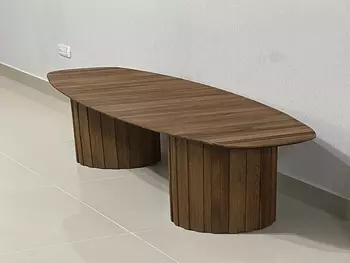 muebles y colchones - Banco Acabado en Madera Ilumel