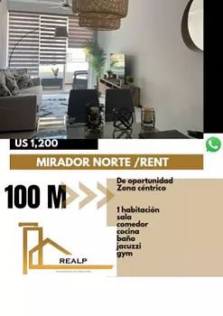 apartamentos - Apartamento amueblado  1hab