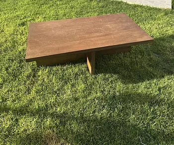 muebles y colchones - Se vende mesa rectangular de madera en RD$8,000