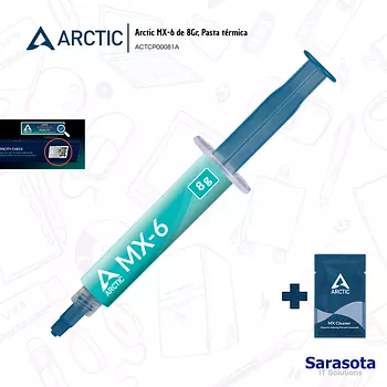 accesorios para electronica - Pasta térmica Arctic MX-6 de 8gr. mas regalo 